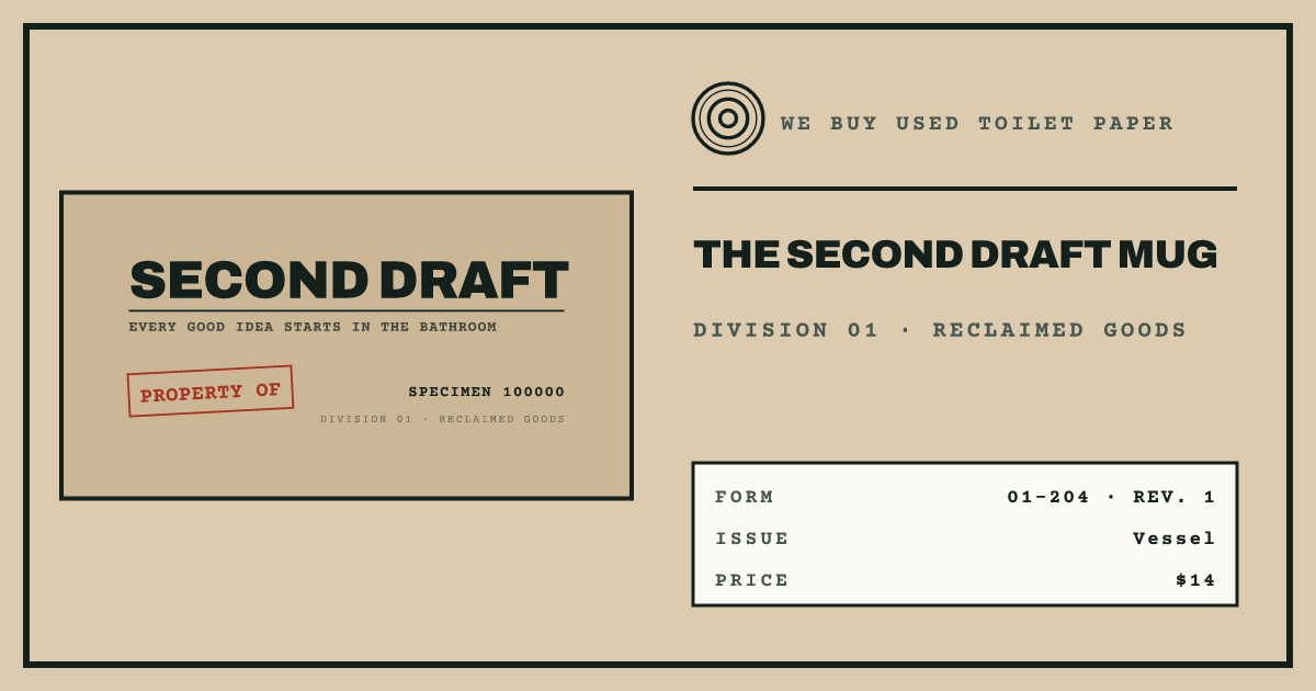 The Second Draft Mug